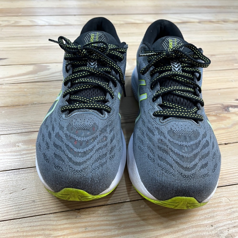 ASICS GT-2000 11 Mens Running Shoes Grey Lime Green Size 9 athletic comfort - Picture 9 of 9